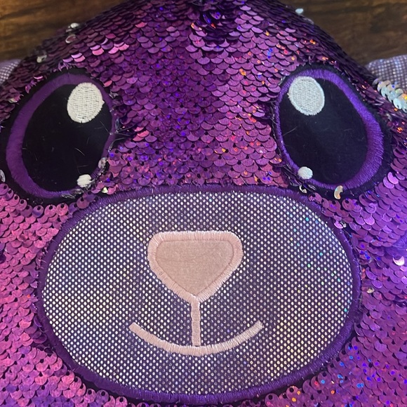 Shimmeez Oliver the Owl Plush / FLIP SEQUINS stuffed animal - Picture 9 of 9